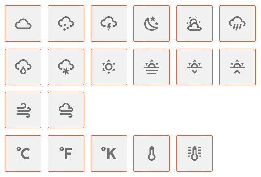 Weather Icons